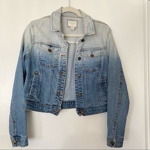 Ombré denim jacket